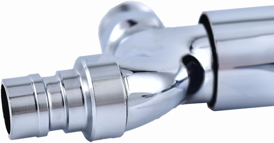 Washer Faucets In-wall Copper Faucet Valve Core Washing Machine 1/2" 4-point Water Inlet For Household Improvement,Silver,1PC