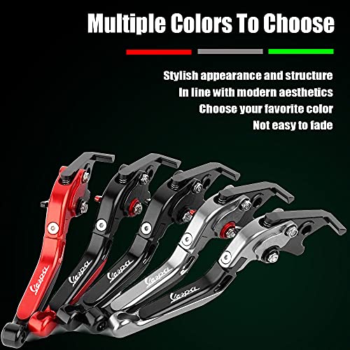 Para Vespa GTS300 GTS250 GTS 250 300 2013 - 2020 Alavancas de embreagem de freio dobráveis ajustávei