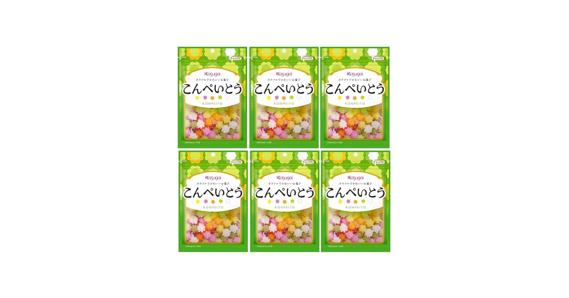 こんぺいとう　【2点】 Amazon.co.jp: 春日井製菓 R こんぺいとう (76g×6袋) : 食品
