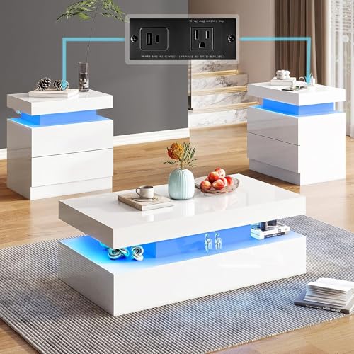 AMERLIFE High Gloss 3-Piece Set