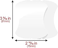 Vista 2 de 4 piezas Pro Seires Style B Clear Door Handle Paint Protector Protector Protector Film Bra