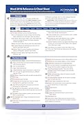 Word 2016 Reference and Cheat Sheet: The unofficial cheat sheet reference for Microsoft Word 2016 and Microsoft Word Online 1939924650 Book Cover