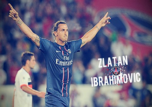 Poster Zlatan IBRAHIMOVIC väggkonst PSG