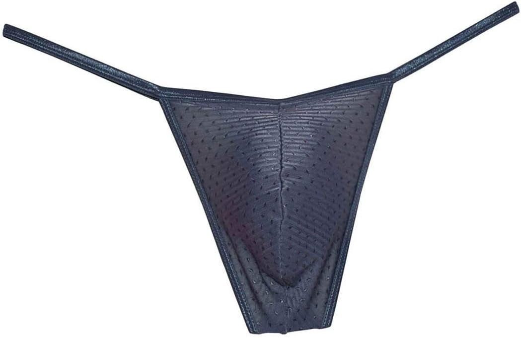 OROCOJUCO Men's Bikini Thong Underwear Shiny Tangas Competition Posing String Underpants - Image 4