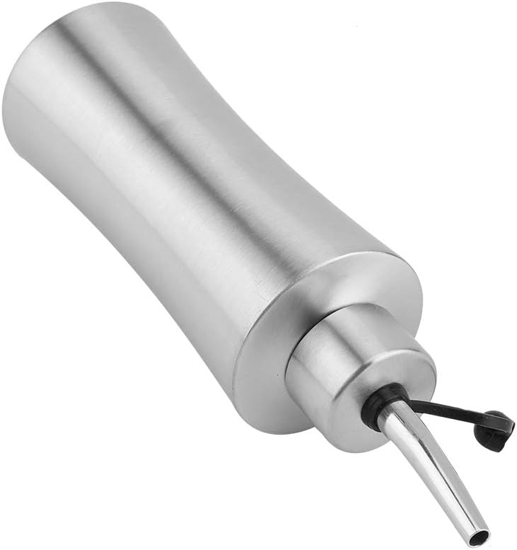 GLOGLOW Oil Bottle, 250ml Stainless Steel Olive Oil Dispenser Bottle Cooking Oil Dispenser Bottle Oil Cruet Soy Sauce Container Bottle for Kitchen and BBQ(A) - Image 6