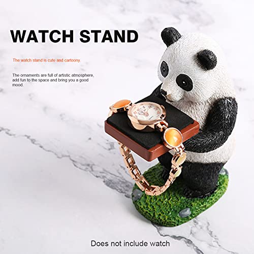 Houseen Watch Display Stand, Watch Display Rack Stand Cute Panda Watch Holder, Home Office Decor Bracelet Necklace Storage Rack #TOP1