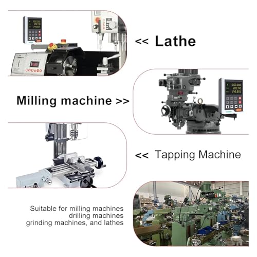 Escala lineal de alta precisión para torno YH800-3E 2 eje miniatura 5