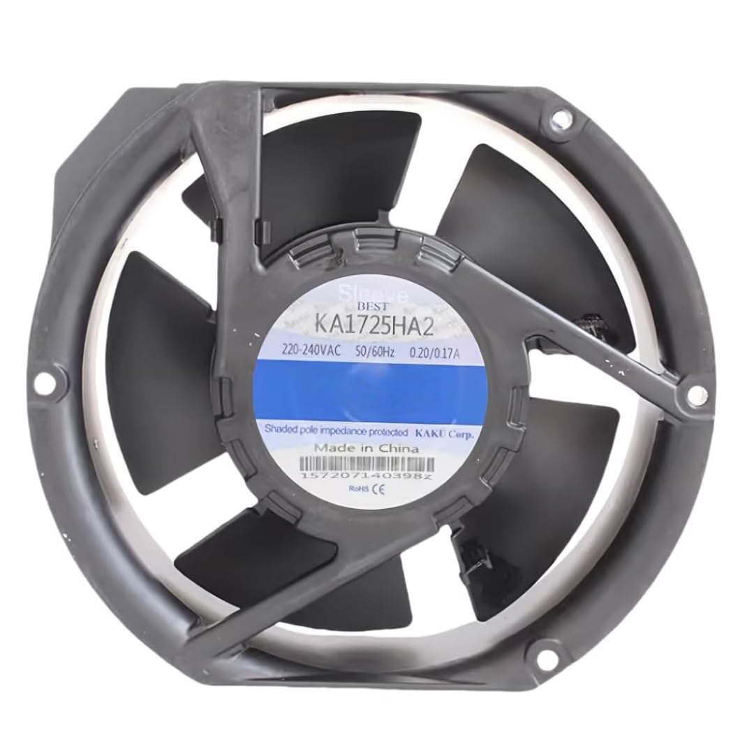 CZVJUKBYP KA1725HA2 220-240V 0.20/0.17A 30/28W 2700/3100RPM Cooling Fan 172mm