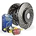 EBC S5KR1312 Stage-5 Superstreet Brake Kit, BLACK