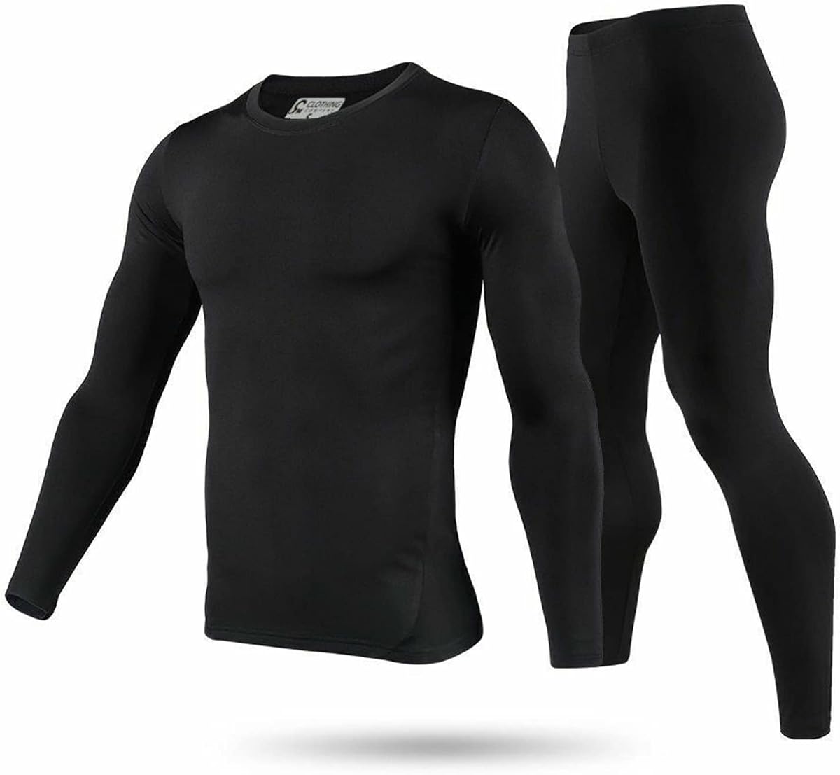9M Conjunto de Calzoncillos Largos con Capa Base y Ropa Interior térmica Ultra Suave para Hombre con Forro Polar