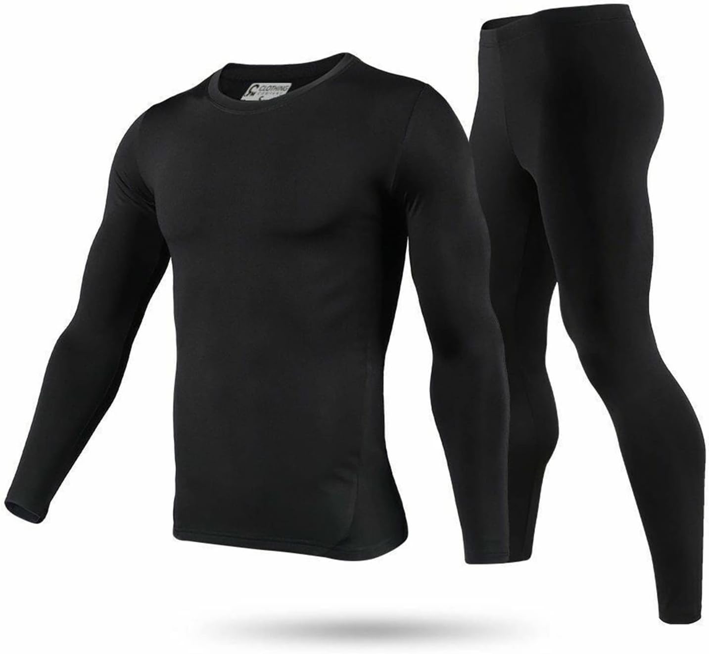 9M Clothing Company9M Men's Ultra Soft Thermal Underwear Base Layer Long Johns Set with Fleece Lined