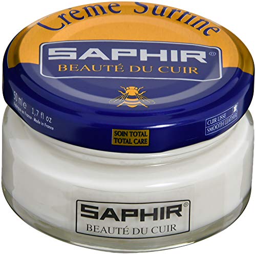 Cirage Crème Surfine Pommadier SAPHIR (50 ml INCOLORE 02)