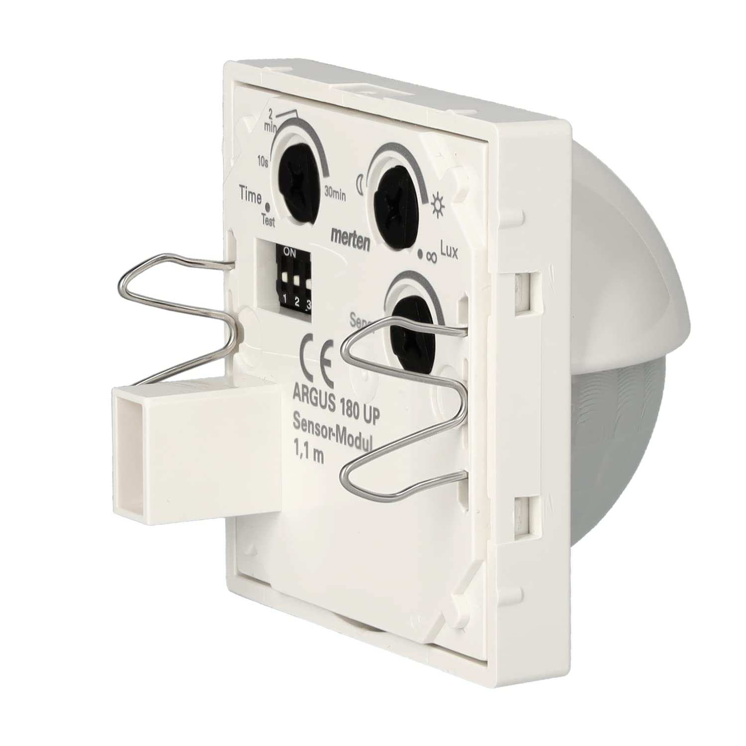 Schneider Electric Merten MEG5710-0319 Module capteur Argus 180 UP Système M Détecteur de Mouvement pour intérieur Blanc Polaire Brillant
