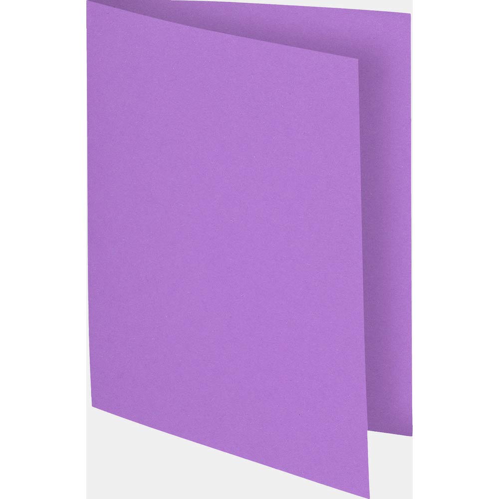 Exacompta Flash 80 - Paquete de 100 subcarpetas, 22 x 31 cm, color lila