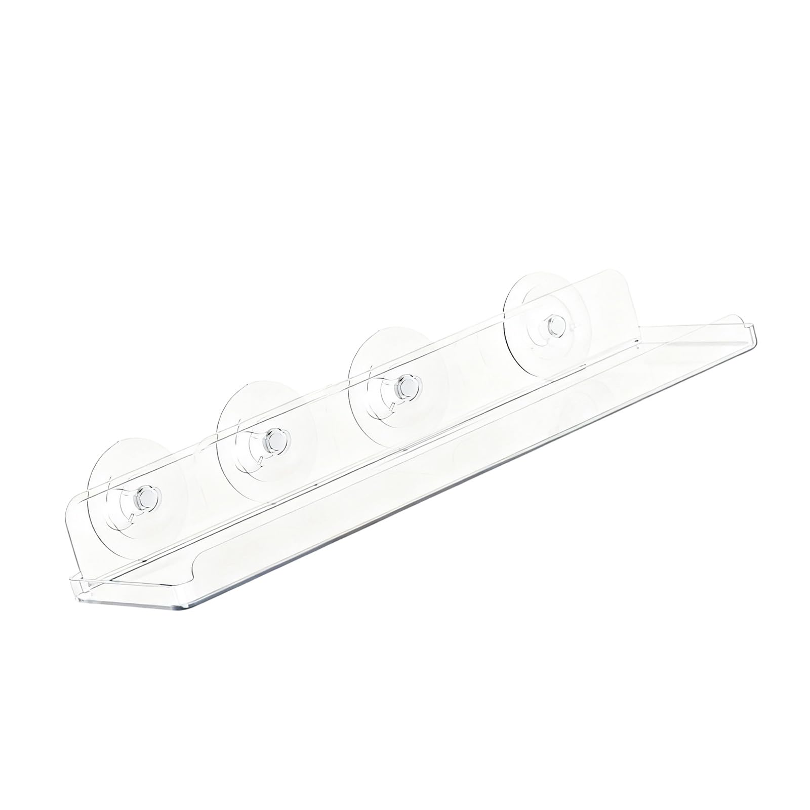 LUCKGONI Pack of 1 Strong Adhesive Acrylic Suction Shelf for Indoor Succulents Plant Easy Installation Stoarge Stand