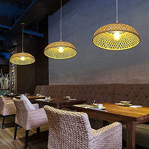 Dispositivo de iluminación de decor en bambú y diseño retro 5