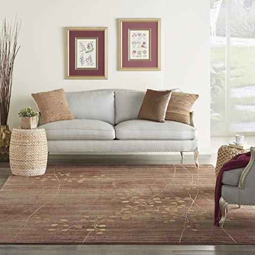 Nourison Somerset Rustic Multicolor 7'9" X 10'10" Area-Rug, Easy-Cleaning, Non Shedding, Bed Room, Living Room, Dining Room, Kitchen (8X11) #TOP2