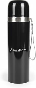 10oz Stainless Steel Vacuum Insulated Flask with Tea Leaf Strainer Filter Coffee cup Travel Tumbler