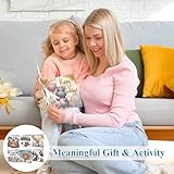 6 Pcs Diamond Art Birthday Cards & Making Kits For Adults, Paper & Plastic DIY Greeting Cards With Envelopes, Animal-Themed Crystal Art Cards, Festival Gift Card For Birthdays (Multi-Colour) - Image 6