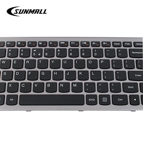 Sunmall Keyboard Replacement With Frame Compatible With Lenovo G500S G505S G510S S500 S510 S510P Z510 Flex 15 Series Laptop Us Black (Not Fit Flex 2 15) #TOP4