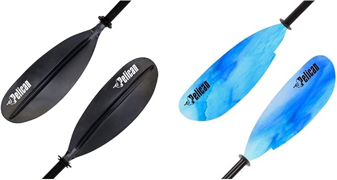 Aluminum Kayak Paddles 87-Inch / 220cm for Kayaking Boating - Tough & Lightweight 3 Colors, Black, Lime and Orange