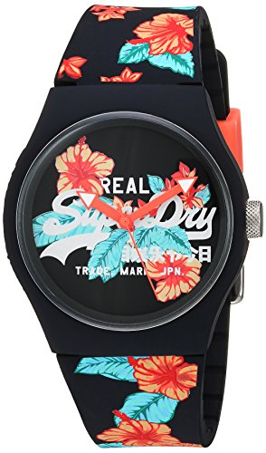 Preisvergleich Produktbild Superdry Damen Analog Quarz Uhr mit Leder Armband SYL160BO