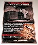 Cleveland Vinyl Cerwin Vega Sensurround Audiophile Poster 1974 19" x 13" Earthquake Film