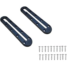 Brocraft Kayak Track Mount System C Low Profile Marine-Grade Plastic Mounting Rail for Kayak Fishing Accessories, Rod Holders, Paddle Holders, Fish Finder, and More