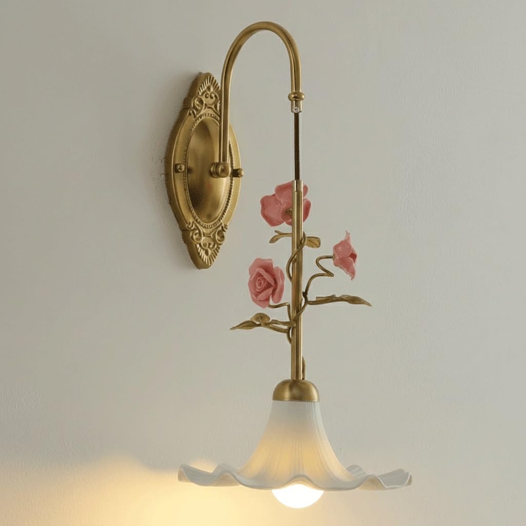 Aplique de pared vintage E27 para iluminar rincones oscuros con elegancia 1
