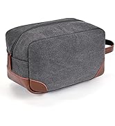LOKASS Kulturbeutel Kulturtasche 1 in 1 Kosmetiktasche für Frauen Damen Canvas Waschtasche Reise ...