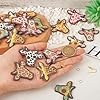 Craftdady 40Pcs Wood Cow Charms Earring Making Kit Sunflower Cattle Boho Pendants with Brass Jump Ring & Earring Hooks for Crafts DIY Keychain Jewelry Making Supplies #1