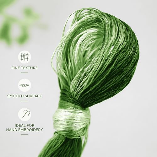Image of MIINGGUXIUYI Mulberry Silk Floss Embroidery Thread Floss-Cross Stitch Threads China Silk Woven Jewelry Threads DIY Sewing Kits (98)