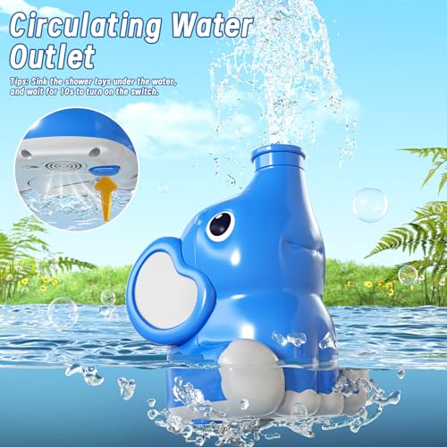 3-Tier Water Table with Pump for Toddlers Kids Ages 3-5 4-8, Outdoor Water and Sand Table Beach Toys, Toddler Activity Sensory Water Sand Table with Rain Showers Splash Pond for Kids Boys Girls