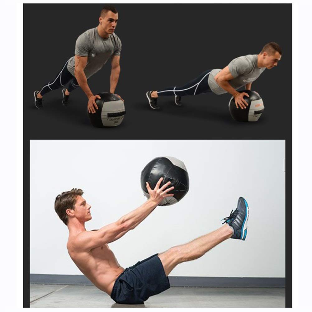 Palle AGYH mediche Morbido Palla Medica, Pelle Squash Pallone for Fitness, Usata for Il Training Muscolare, Core Training, Training Equilibrio, 3KG/4KG/5KG/6KG/7KG/8KG/9KG/10KG (Size : 5KG)