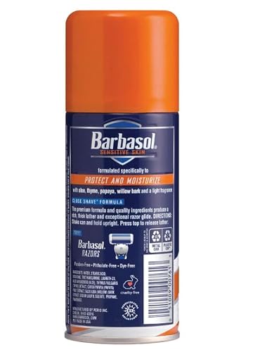 Barbasol Shave Cream 7 Ounce (Sensitive Skin, Pack Of 3) #TOP1