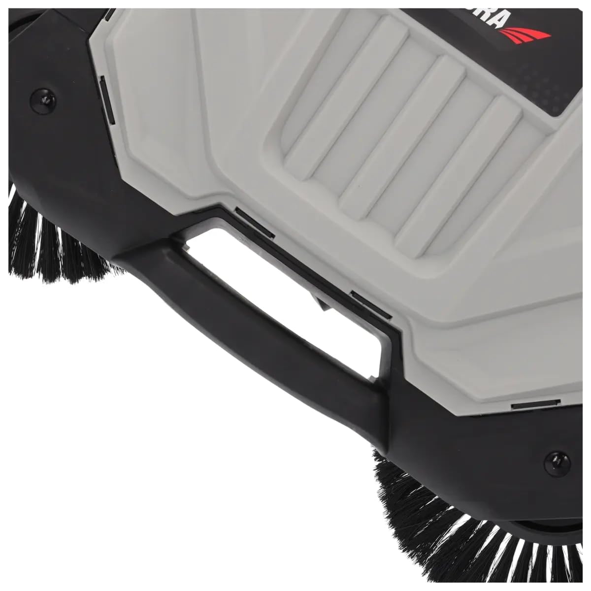 DEDRA Spazzatrice a mano, 3 spazzole, larghezza spazzatrice 650 mm, contenitore 18 l, capacità: 2600 m2/ora, manubrio regolabile, ruote robuste, impugnatura ergonomica