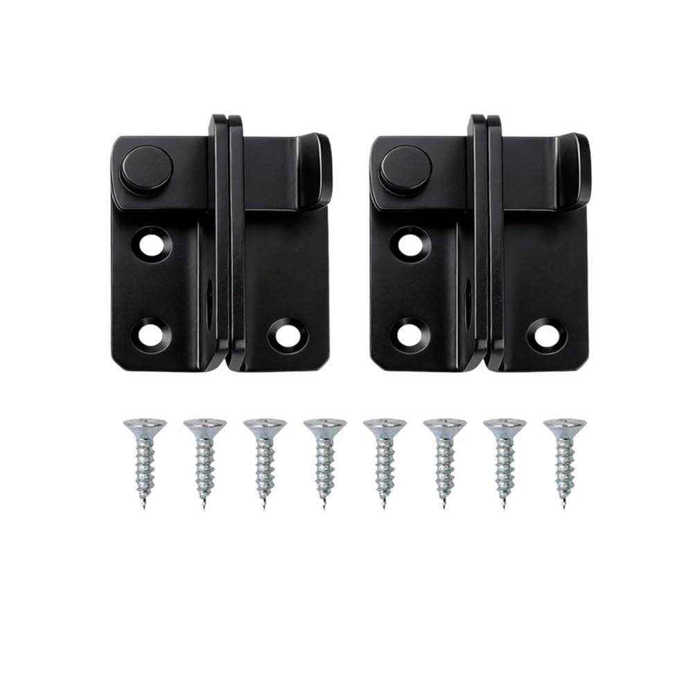 Pawuniscript 2Sets-(Black) 2Pcs 270° Cabinet Locking Hinges, Waterproof Rustproof(2Sets-(Black))
