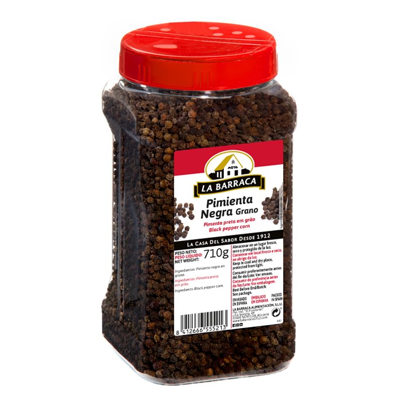 Bote Hosteleria de Hierbas Especias y Condimentos (Pimienta negra en grano 710gr)