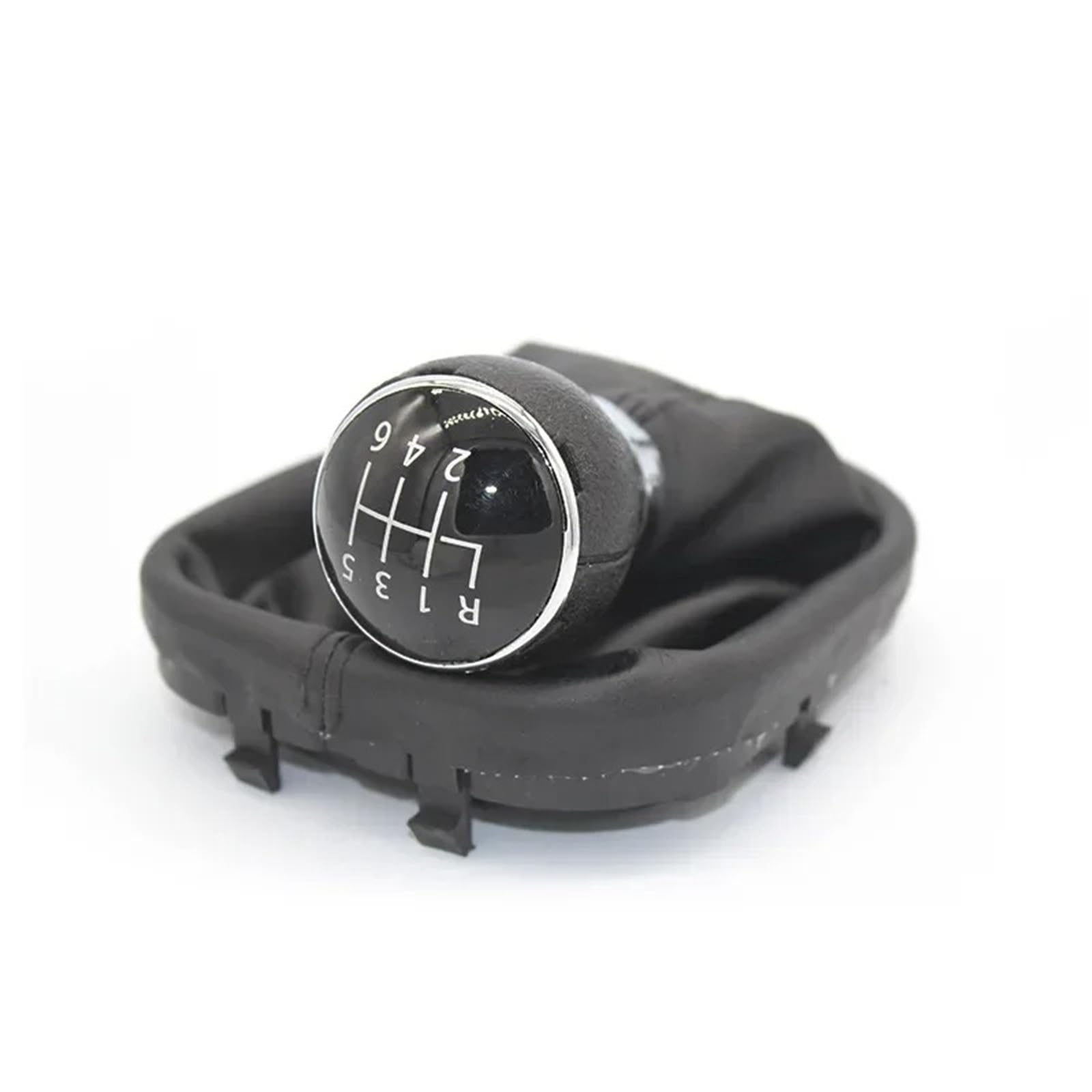 Xexjhqq 6 Speed Gear Stick Knob For Vw For Touran For Caddy For Mk2 2003-2015 Gaiter Boot Cover Gear Shift Knob