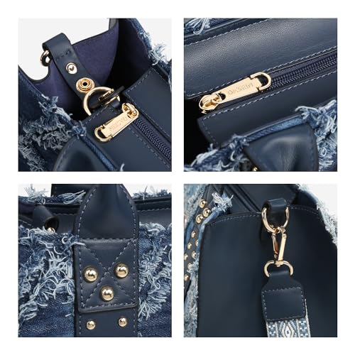Set de 3 Bolsos Dasein para Mujer Tote Satchel Hobo miniatura 4
