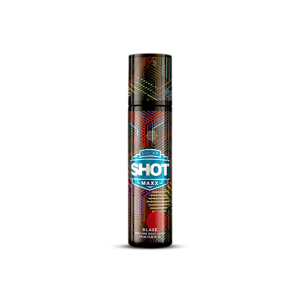 Layer'r Shot Maxx Perfume Body Spray, Blaze, 125ml
