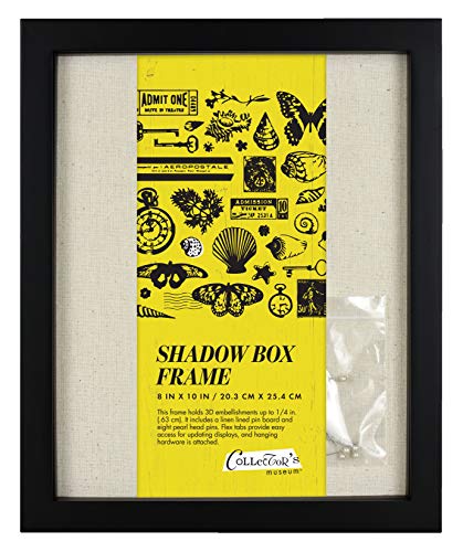 Image of MCS Linen Lined Shadow Box Frame, 16 x 20 Inch, Gray