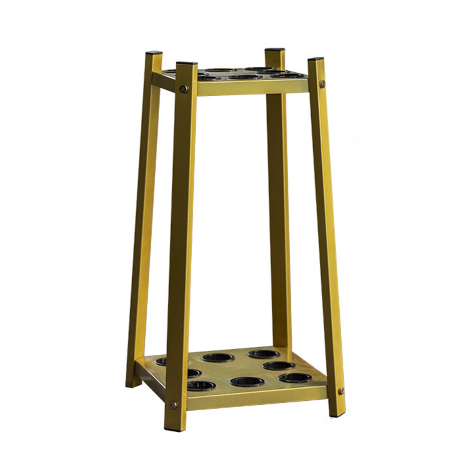 ZFUCMAYL Billiards Pool Stick Holder,Billiard Cue Racks,Display Floor Storage for 8 Sticks,for Clubs and Gymnasiums(Gold)