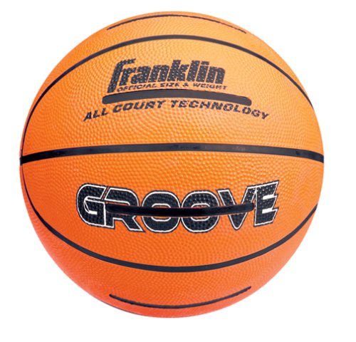 Ballon de basket Franklin Sports 7186 Groove taille 7 extérieur et intérieur