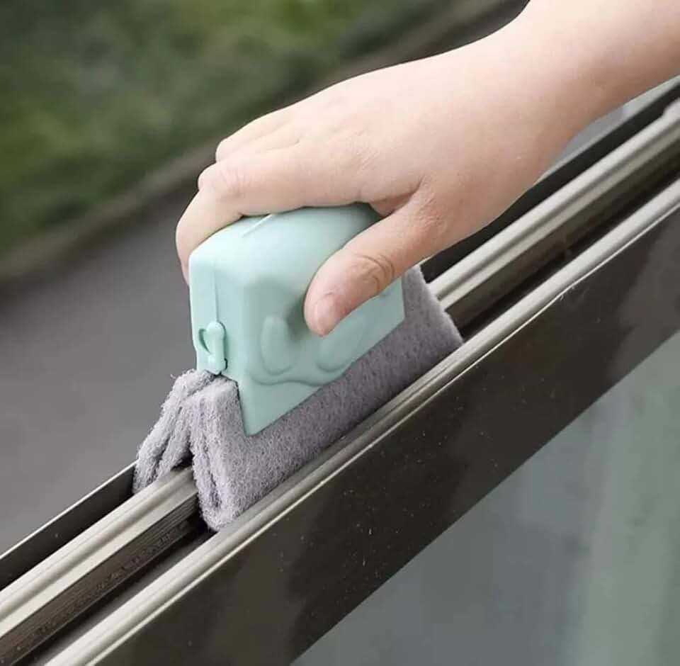 Escova Clean De Limpeza Multiuso Trilhos, Janelas E Cantos