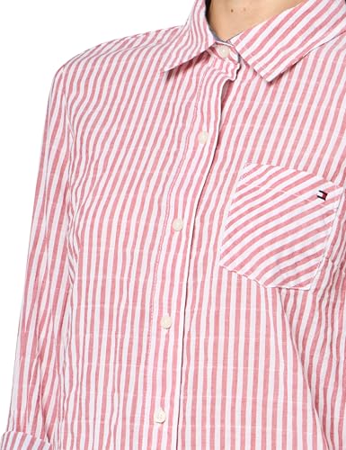Image of Tommy Hilfiger Women's Plaid Lurex Button Up Shirt
