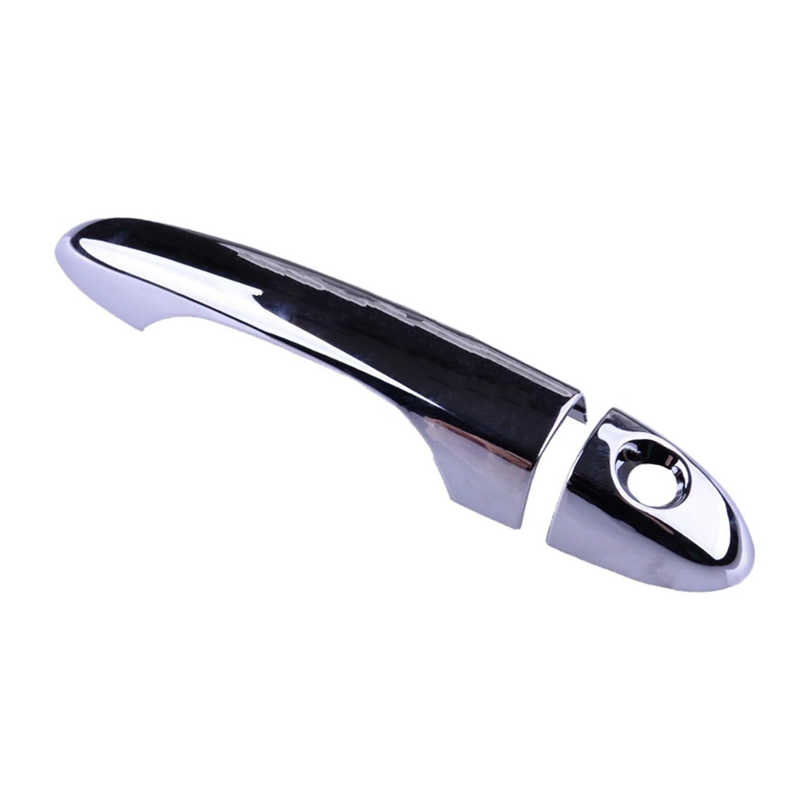 Maniglia Porta Esterna Per F&iat Per 500X SUV 2016 2017 2018 2019 2020 2021 2022 2023 Copertura maniglia portiera laterale esterna cromata, cornice tappo ABS Maniglia Porta Laterale