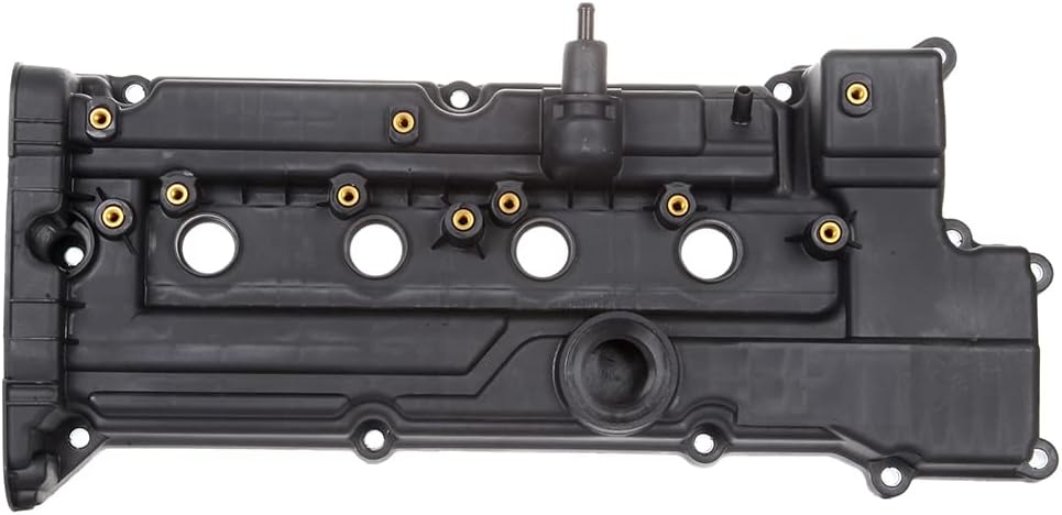 SCITOO Engine Valve Cover with Gasket Fit For Dodge For Attitude 2006-2010,For Hyundai For Accent 2006-2011,For Kia For Rio 2006-2011,For Kia For Rio5 2006-2011 Replace # 22441-26801,2241026855