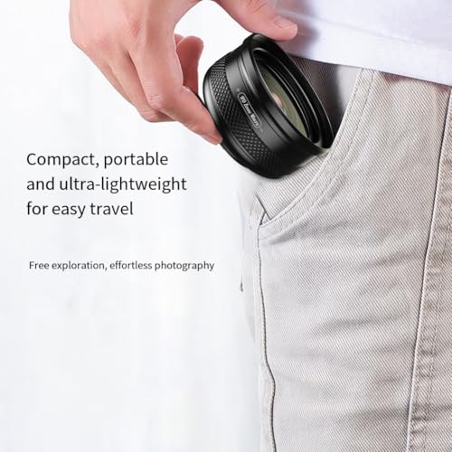 Lente zoom DSLR para iPhone kit gran angular ojo de pez enfoque 15-45mm 5