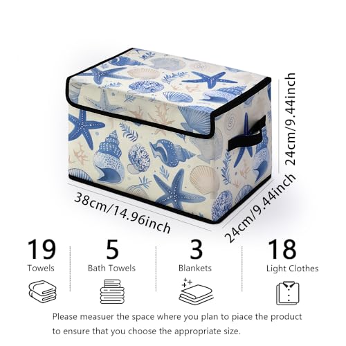 Image of Stackable Clothes Storage Bins with Lids 3 Pack. | Closet Organizers Fabric Cat Printing Box for Home and Office,Blanket Clothes Organizers,Under Bed Storage Containers